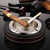 Luxury Portable Round Shape Metal Smoking Ashtray - CatchVape