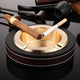 Luxury Portable Round Shape Metal Smoking Ashtray - CatchVape