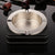 Luxury Portable Round Shape Metal Smoking Ashtray - CatchVape