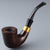 Ebony Wood Handmade Black Smoking Tobacco Pipe - CatchVape