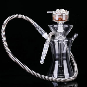 Water Hose Glass Hookah Vaporizer Smoking Pipe - CatchVape